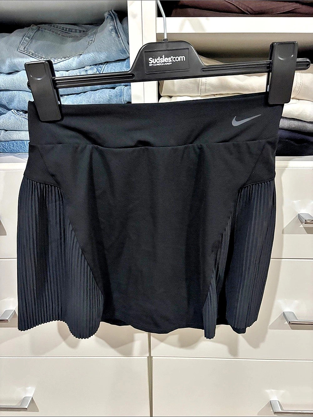 Nike NikeCourt Advantage Dri-FIT Pleated Tennis Skirt Black XS